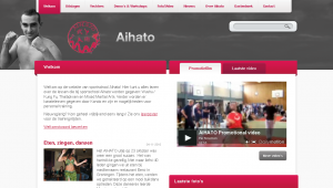 www.aihato.nl – Front page – top portion